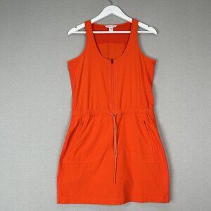 Athleta Womens Dress 4 Orange Robe Expedition Vented Built-in Shorts Performance